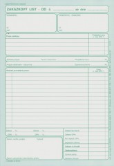 Zakázkové listy A4/100 COPY