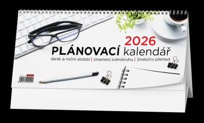 Kalendář stolní Plánovací daňový - 300x135mm