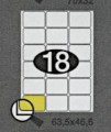 Etikety 18/63,5x46,6/100 - rovné