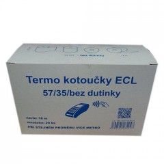 Kotoučky termo ECL 57/35/20ks-bez dutinky