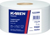 TP Jumbo 240 185m/6rol. 2vr., 100% celuloza, Karen Economy