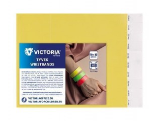 Identifikační náramky 3/4 100ks neon žlutá