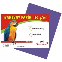 Papír pro VV A4/100/80g-fialový