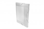 Box s gumou PP A4/2cm bílý