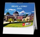 Kalendář stolní IDEÁL - Hrady, zámky a památky ČR