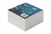 Blok kostka 90x90x45mm - bílý, lepený