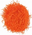 Tráva dekorační dřevěná 50g - oranžová