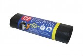 Sáček koš zatah. LDPE 60l/10ks - černý