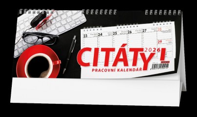 Kalendář stolní Citáty I Pracovní - 240x98mm