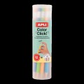 APLI pastelky stiskací 12 barev + 12 tuh