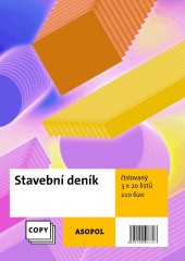 Stavební deník - malý  čísl. 3x20 l.COPY