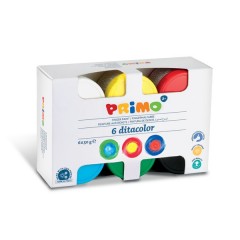 Prstové barvy PRIMO 6x50ml