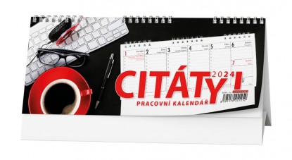 Kalendář stolní Citáty I Pracovní - 240x98mm