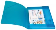 Box s gumou PP A4/2cm modrý