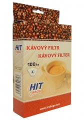 Kávové filtry č. 4 - 100ks - HIT