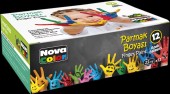 Prstové barvy 12x25ml
