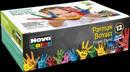Prstové barvy 12x25ml