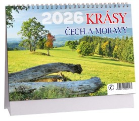 Kalendář stolní Aria C Krásy Čech a Moravy - 230x160mm
