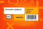 Stvrzenka výdajová nečísl. A6/100 COPY
