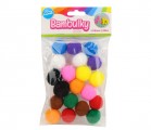 Bambulky 25mm/20ks mix