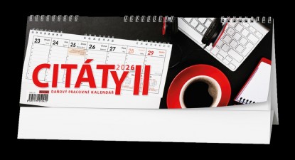Kalendář stolní Citáty II Pracovní - 285x104mm