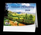 Kalendář stolní Toulky přírodou - 21x15cm ČR+SK