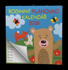 Kalendář nástěnný Rodinný plánovací - 285x285mm