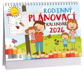 Kalendář stolní Aria C Rodinný plánovací - 230x160mm