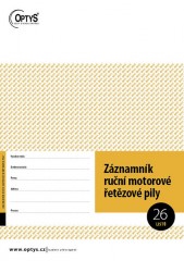 Záznamník ruční motorové pily OPTYS A4/26