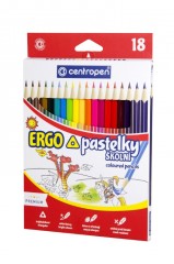 Pastelky Centropen 18ks trojhranné