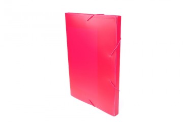 Box s gumou PP A4/2cm červený
