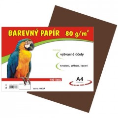 Papír pro VV A4/100/80g-hnědý