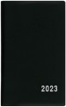 Týdenní diář Alois 90x150mm - PVC černý