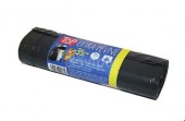 Sáček koš zatah. LDPE 35l/15ks - černý