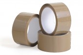 Lepící páska 48mm/60m HOTMEL - hnědá pevná