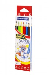 Pastelky Centropen Jumbo 6ks trojhranné