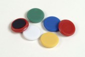 Magnet kulatý barevný 852-24x5mm/10ks