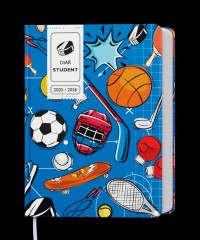 Týdenní diář Student 100x135mm - lamino Sport