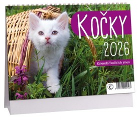 Kalendář stolní Aria C Kočky - 230x160mm