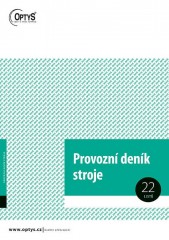 Provozní deník stroje OPTYS A4/22