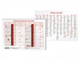 Kalendář stolní MFP - Plánovací karta A5