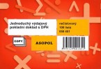Jednoduchý výdajový doklad s DPH nečísl A6/100