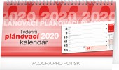 Kalendář stolní PG Plánovací řádkový - 25x12,5cm