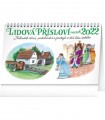 Kalendář stolní PG Lidová přísloví - 23,1x14,5cm