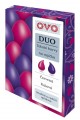 OVO DUO tekuté barvy - červená/fialová 2x20ml