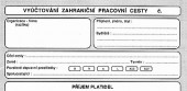 Vyúčtování zahraniční pracovní cesty
