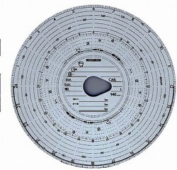 Tachografický kotouček 1070 - 140km/h  ovál