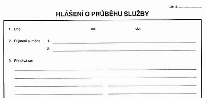 Kniha služeb a denního hlášení OPTYS A4/96