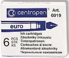 Inkoustové bombičky CENTROPEN 0019/6ks