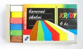 Křídy školní barevné 112505/6ks